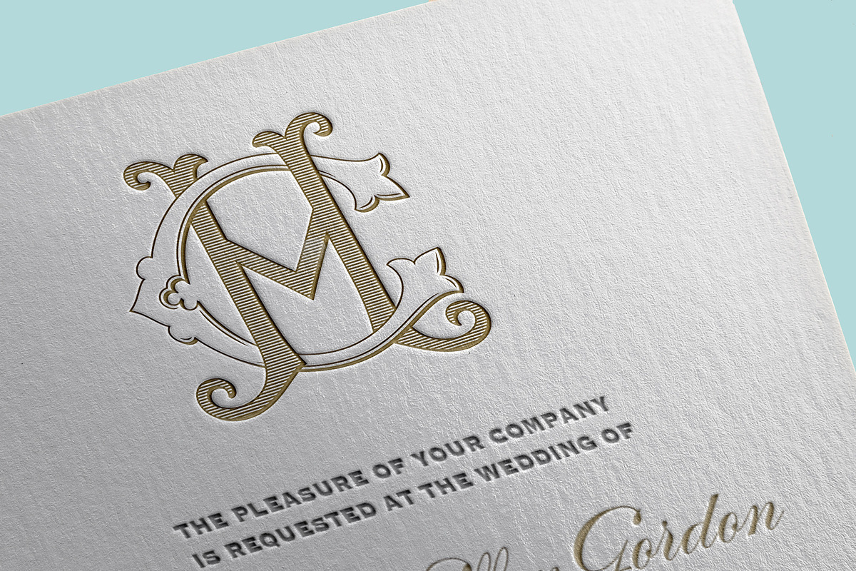 CH Monogram HC Monogram, an Illustration by Shuler Studio (Photo 4 of 6)