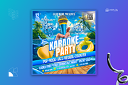 Summer Karaoke Flyer Canva Template, a Flyer Template by PeetalyStudioDesigns (Thumbnail 2 of 5)