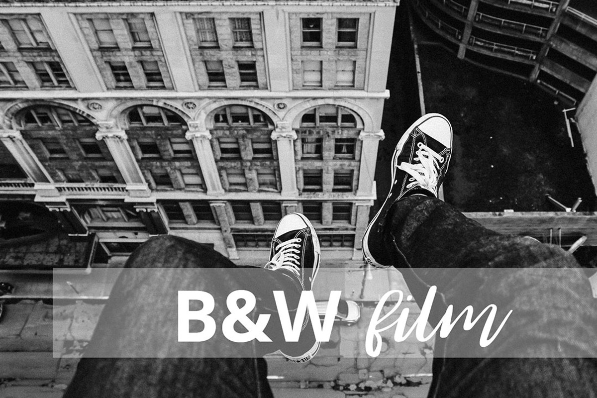 Black and White Film Presets preview 2