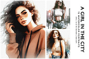 A Girl in The City, a Person Illustration by Digital Art Creations (Thumbnail 3 of 10)