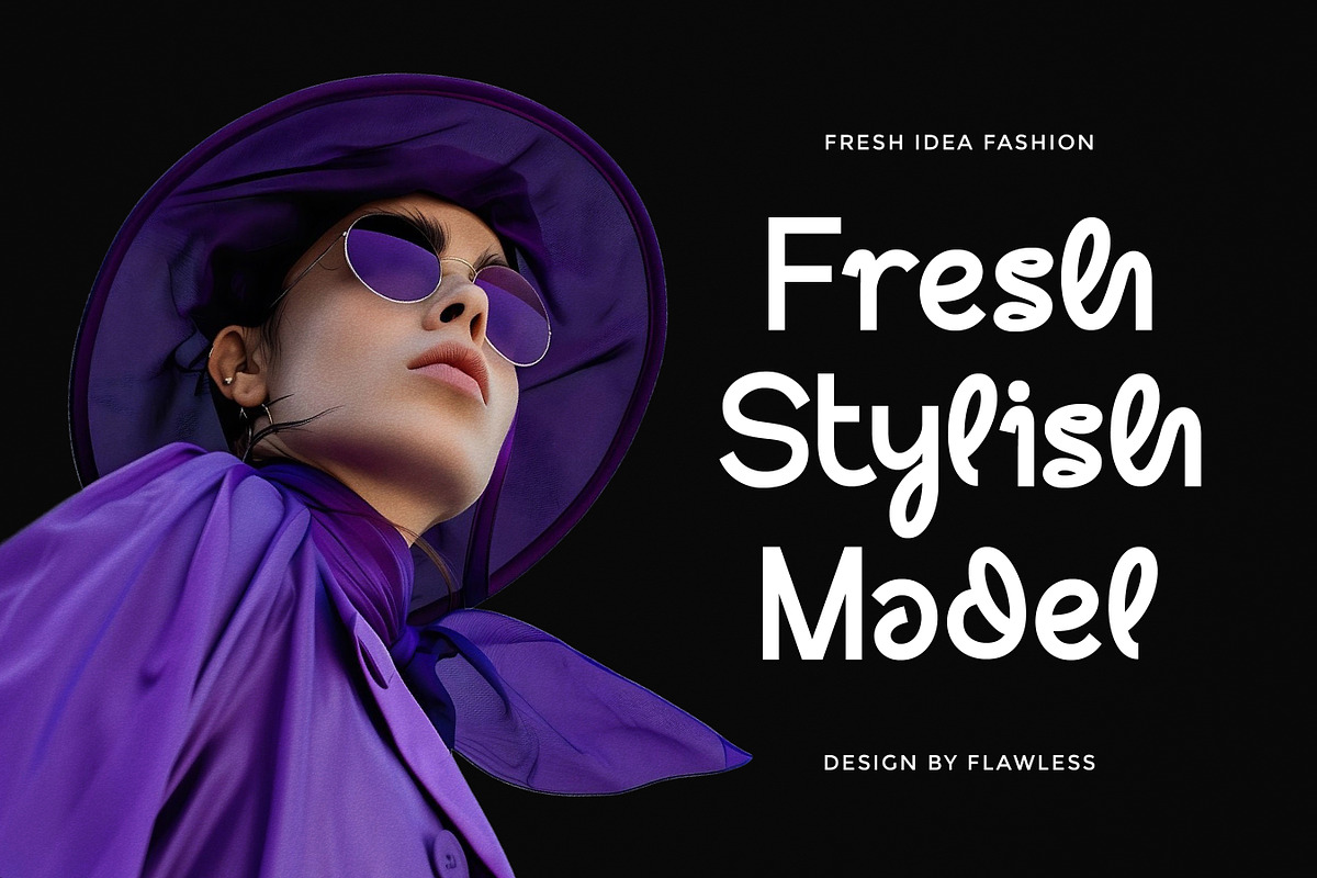 Glepha - Loopy Sans Serif Font, a Sans Serif Font by Flawless And Co (Photo 2 of 10)