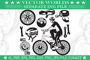 Cycle Element SVG, Cycle SVG, an Object Graphic by VectorWorlds (Thumbnail 1 of 3)