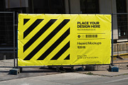 Fence Mesh Banner Mockup, an Advertising Mockup by HAZARD MOCKUPS (Thumbnail 2 of 8)