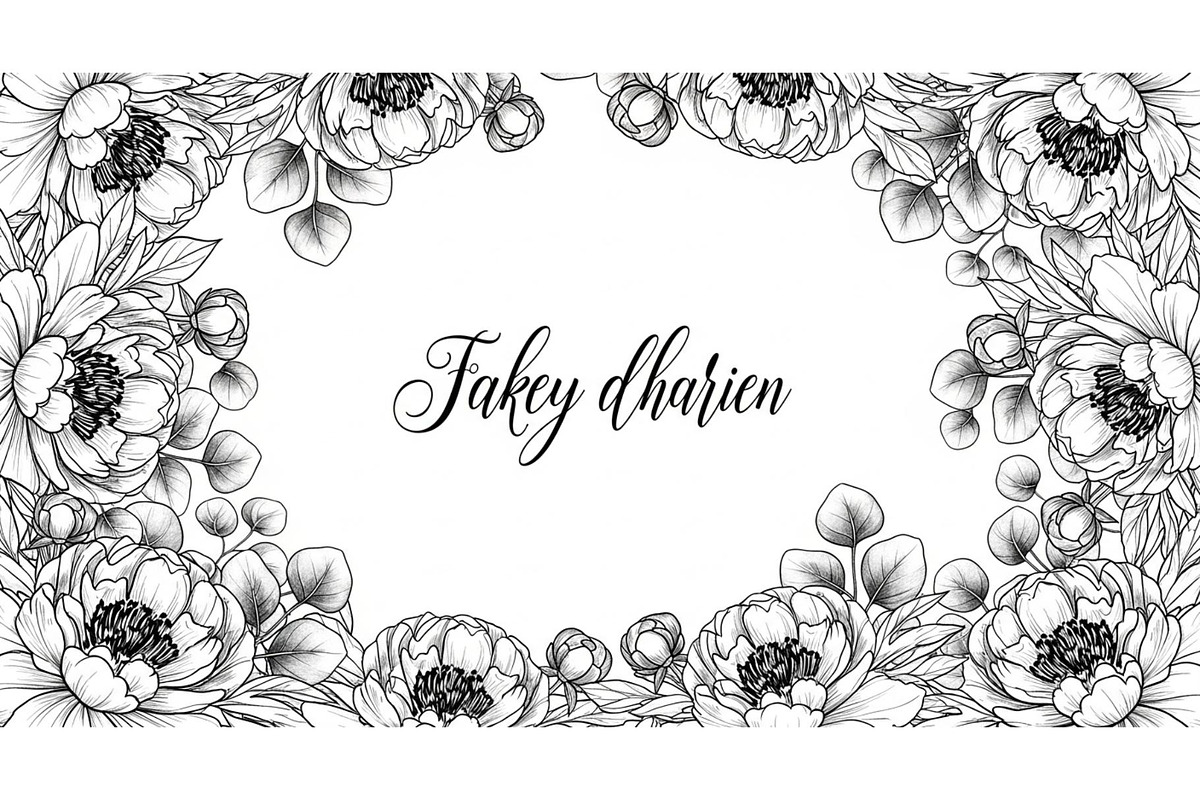 Floral Frame SVG Bundle, an Illustration by Gaye Art (Photo 24 of 31)