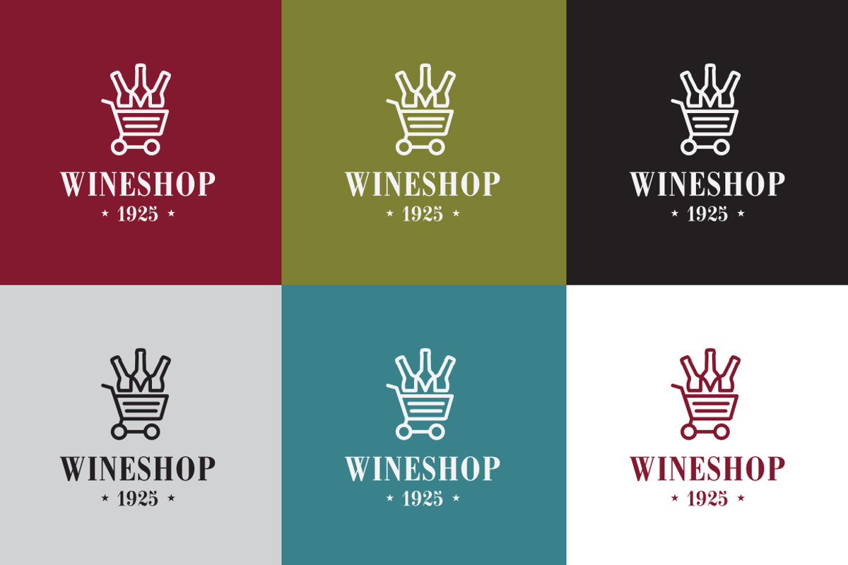 Wine Shop Logo, a Branding & Logo Template by Chuhe86 (Photo 1 of 3)
