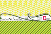 Lemon Mint Digital Paper Pack, a Pattern Graphic by InkBite Designs (Thumbnail 4 of 4)