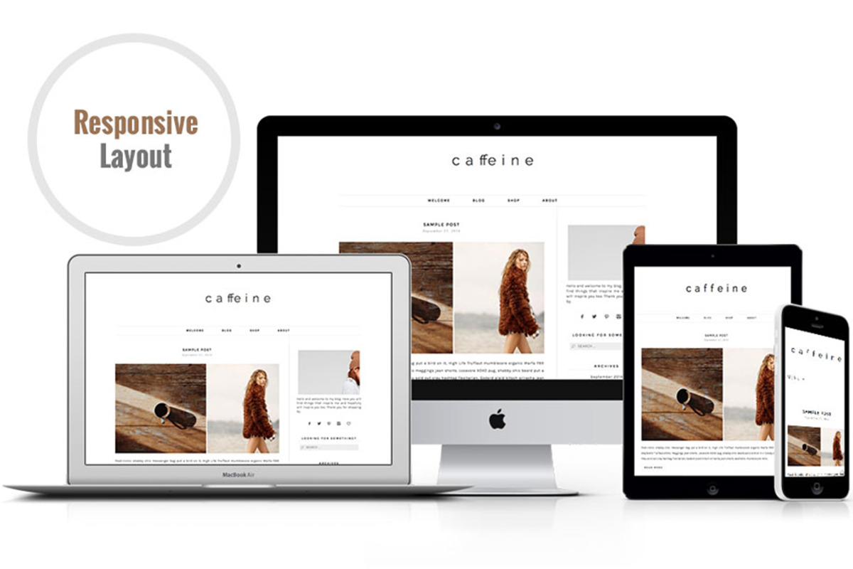 Woocommerce WP Theme - Caffeine, a WordPress Template by Light Morango (Photo 3 of 4)