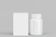 Supplement Bottle Mockup, a Packaging Mockup by renderstockmarket (Thumbnail 2 of 4)