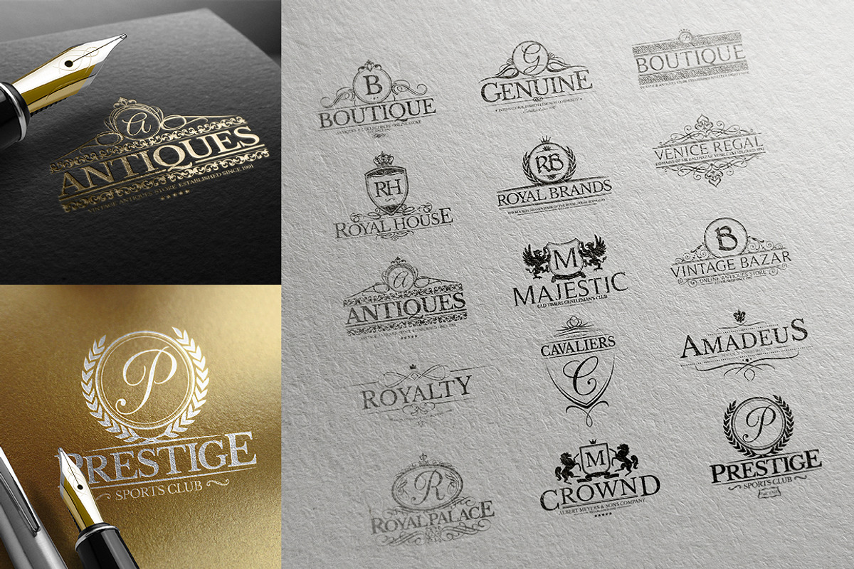 102 Retro Badges, Labels and Crests, a Branding & Logo Template by Graphicdome (Photo 5 of 5)