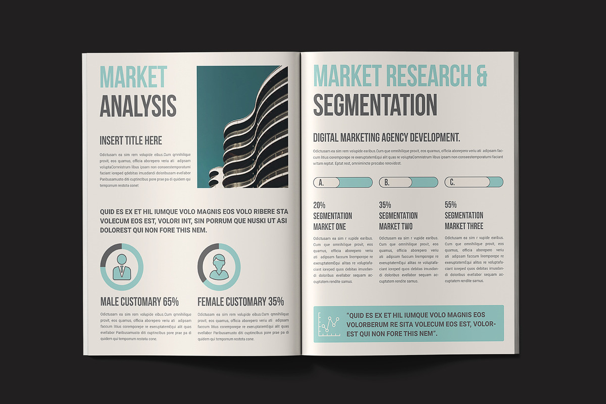 The Business Plan Brochure Template preview 6