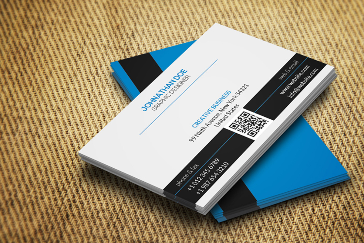 Corporate Business Card CM082, a Business Card Template by annozio (Photo 2 of 4)