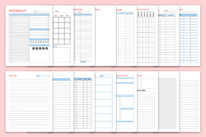 Editable ADHD Canva Planner Adult