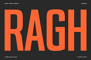 GR RAGH - Condensed Display Typeface, a Sans Serif Font by Garisman Std (Thumbnail 1 of 13)