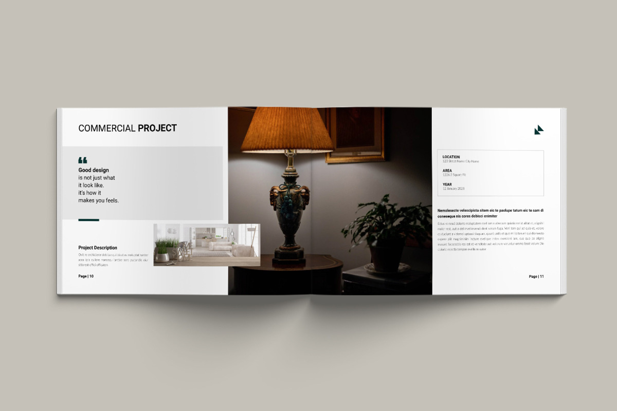 Interior Portfolio Brochure, a Brochure Template by Pixelpick (Photo 6 of 9)