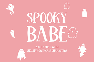 Spooky Babe Serif Font - Ghost Font