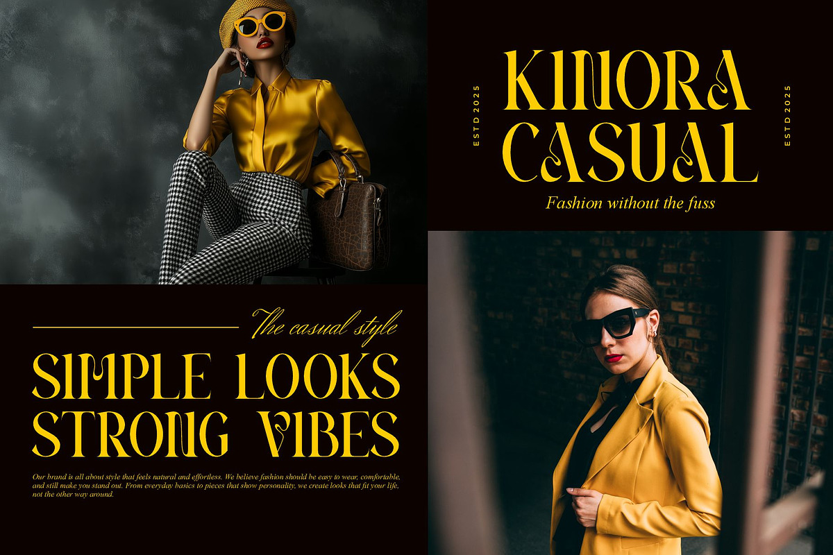 Antesa || Modern Classy Serif Font, a Serif Font by Ermedia Studio (Photo 8 of 10)
