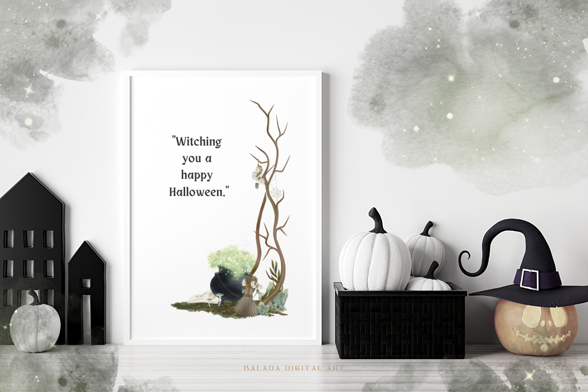 Watercolor the witch's house PNG, a Decorative Illustration by Balada Digital Art (Photo 5 of 8)