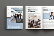 Conference Agenda Brochure Template, a Brochure Template by Seeing-art (Thumbnail 2 of 11)