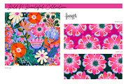 Boho Floral Seamless Patterns, a Pattern Graphic by FINEAPPLE (Thumbnail 2 of 10)