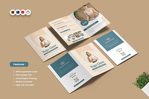 Yoga Class Bifold Brochure