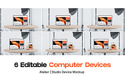 Atelier | Studio Device Mockups, a Product Mockup by orenjidesign (Thumbnail 2 of 13)