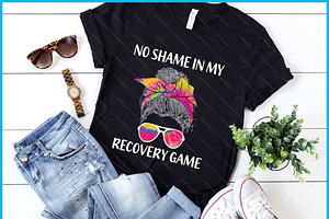 Recovery Sobriety No Shame SVG PNG, a Graphic by Creativeusart