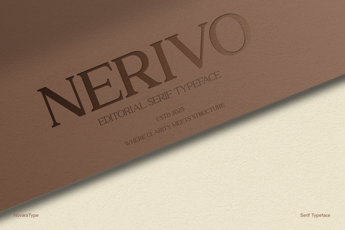 NV NERIVO – Modern Serif Font, a Serif Font by Novaratype (Photo 14 of 15)