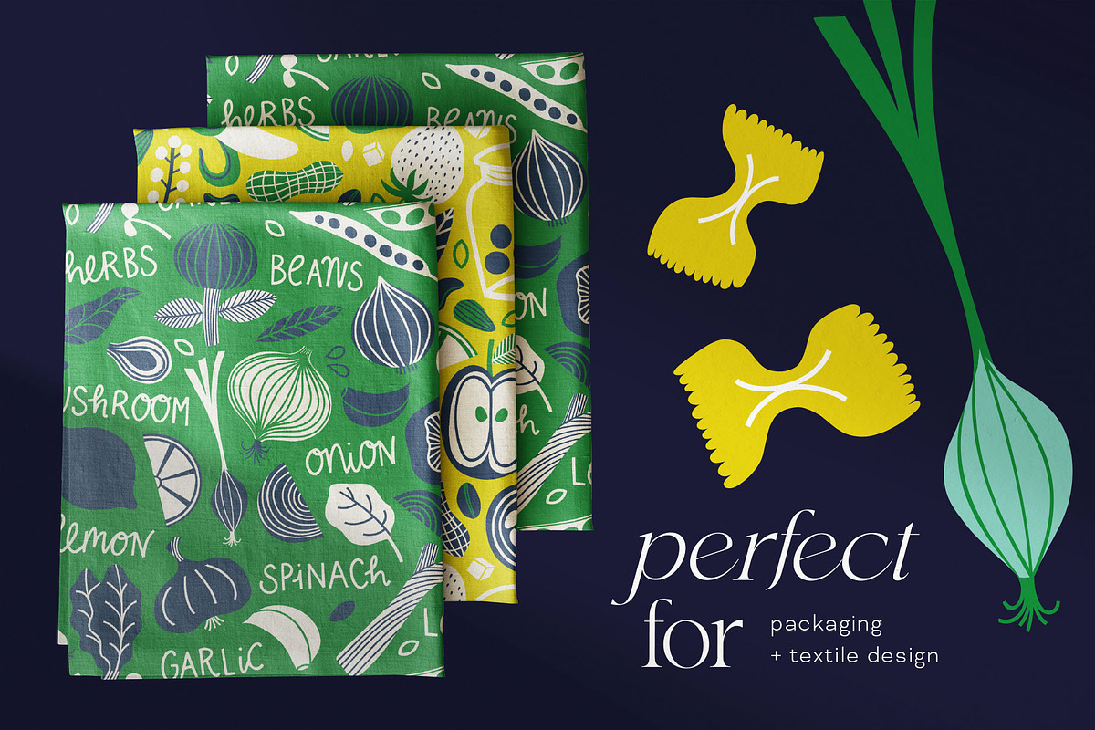 Folky Feast Graphic Collection, a Food Illustration by rouxsupplyco (Photo 6 of 12)