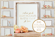 BUNDLE: 8 Mockups 8x10 & 11x14 Pt2, a Brushes & More by WeLivedHappilyEverAfter (Thumbnail 1 of 6)