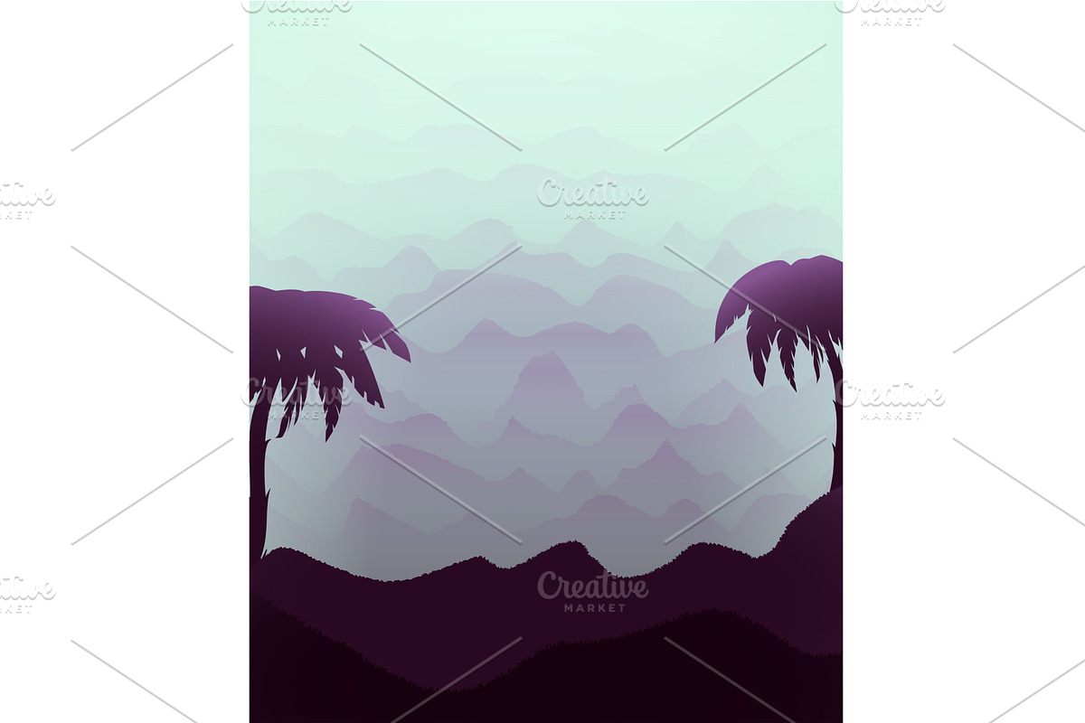 Vector vertical illustration, an Illustration by piter.goskov