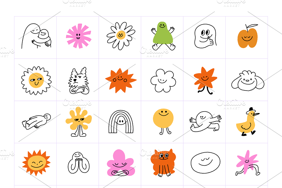 Naive Art, Vector Illustrations, an Object Graphic by venimo (Photo 16 of 17)