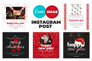 Canva Christmas New Year Instagram, a Social Media Template by illycreative (Thumbnail 1 of 5)