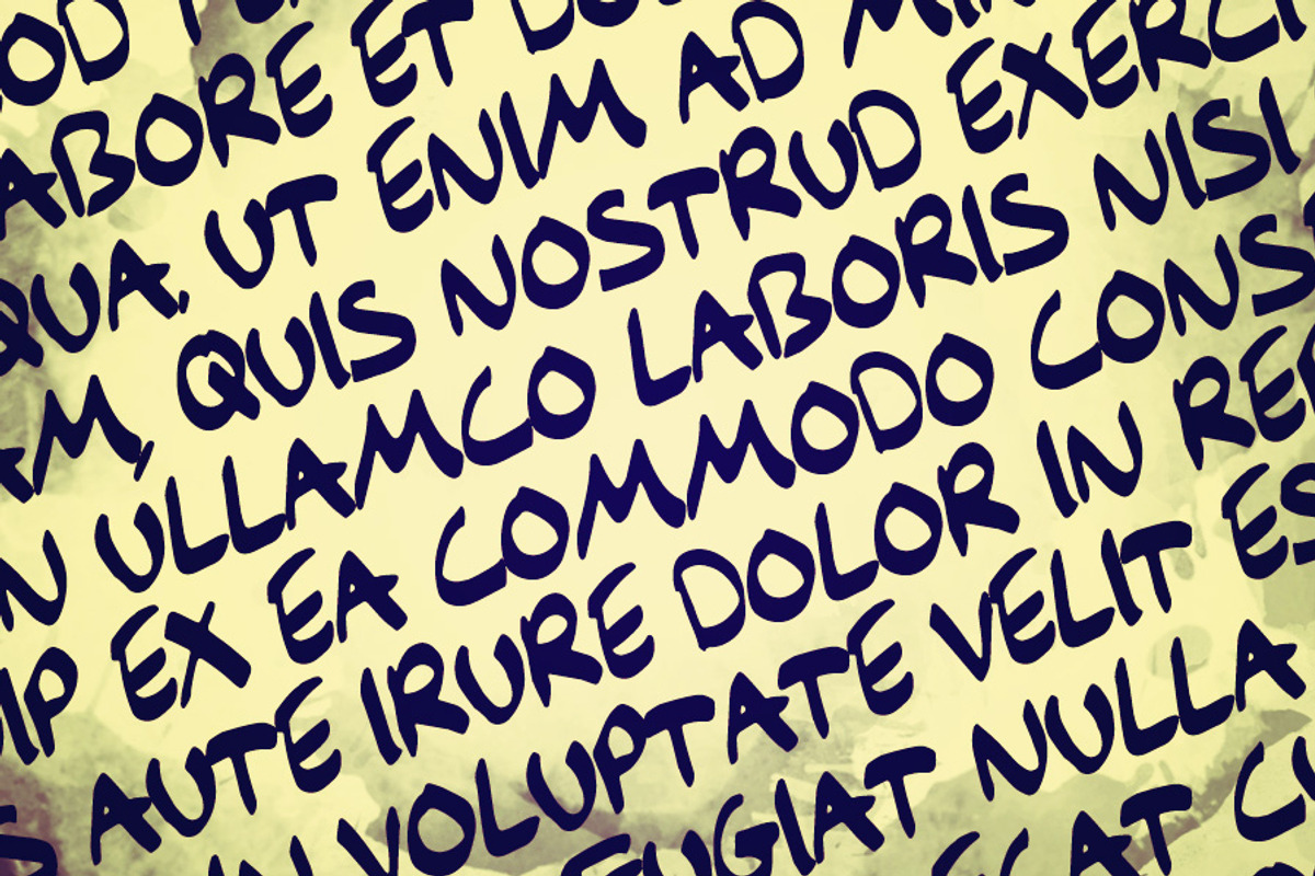 Bristle - Hand Drawn Font preview 4