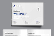 Business White Paper Design Template, a Brochure Template by MightyDesign (Thumbnail 2 of 9)