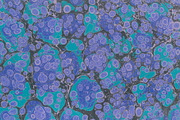 2 Hand Marbled Papers Blue Drops, a Texture Graphic by Marblingdom (Thumbnail 2 of 4)