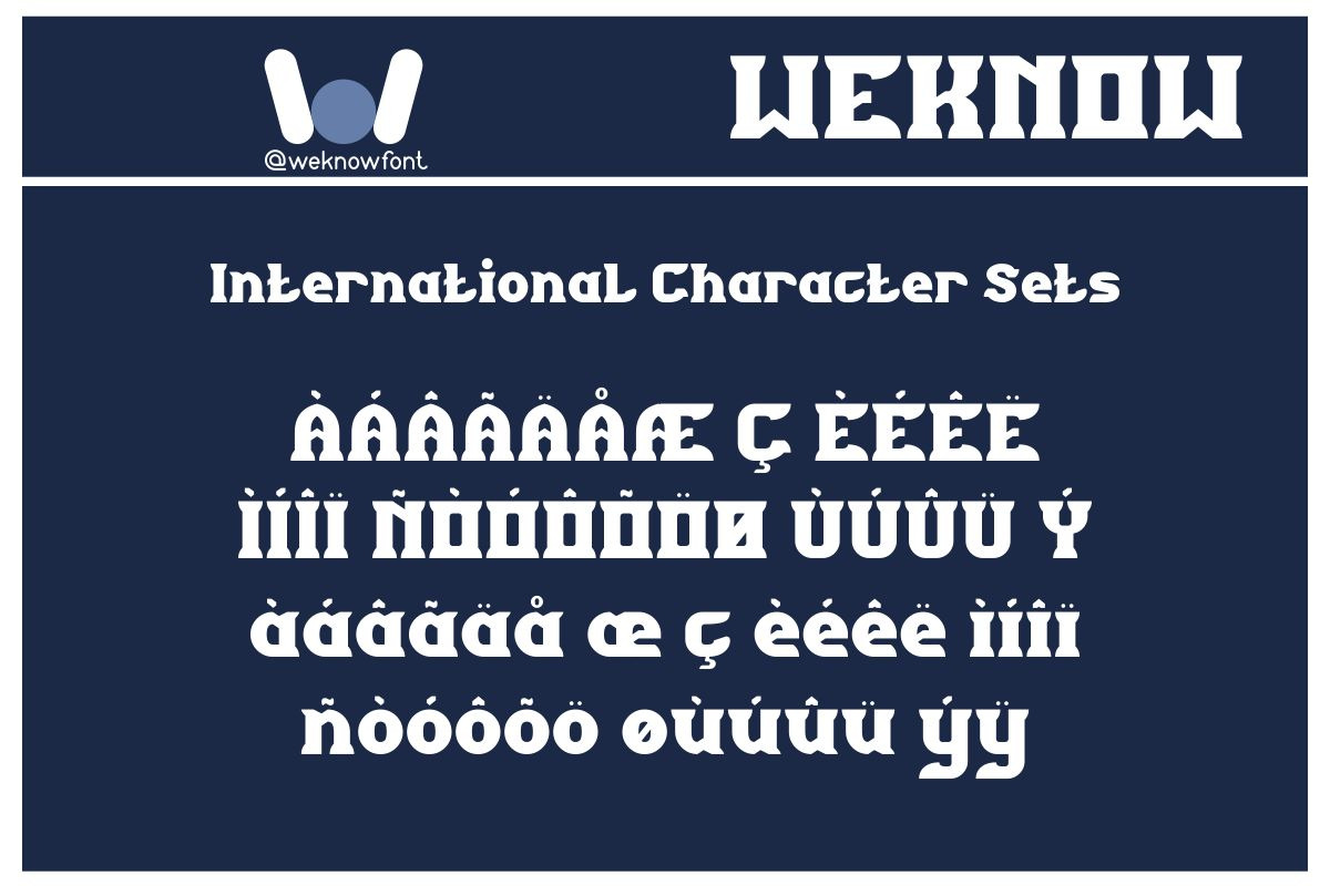 Unlimited Font, a Font by weknow (Photo 8 of 8)