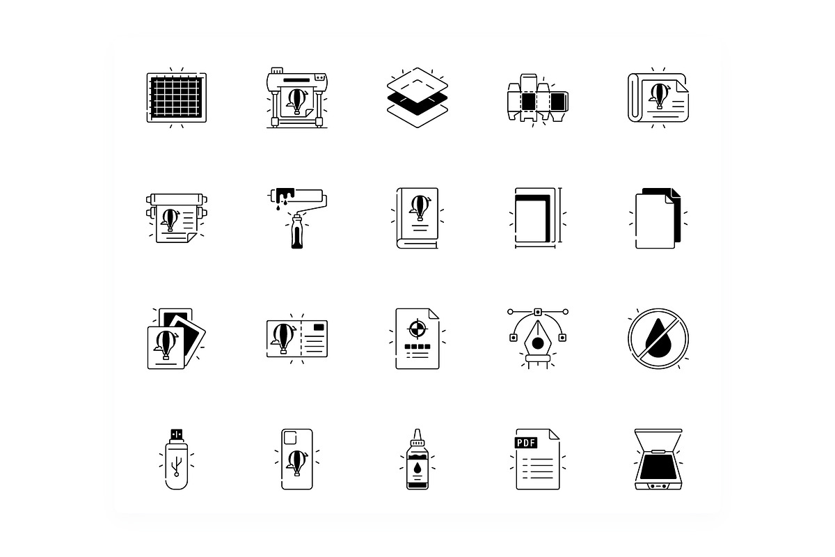 Printing Icons, an Icon by iconfield (Photo 4 of 5)