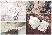 Chic Watercolor Floral Collection, an Illustration by ColorfulNest (Thumbnail 8 of 13)