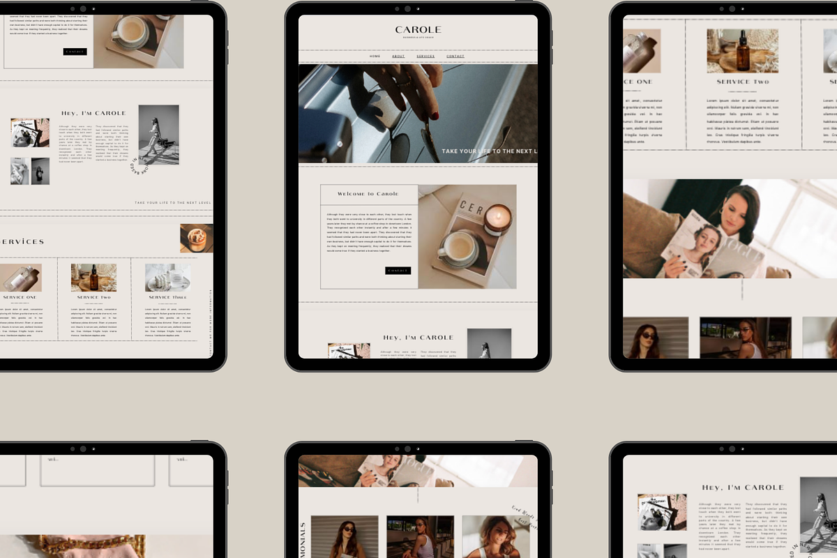 Clean and Crisp: Minimal Website, a Websites & App Template by Prodesign (Photo 3 of 4)
