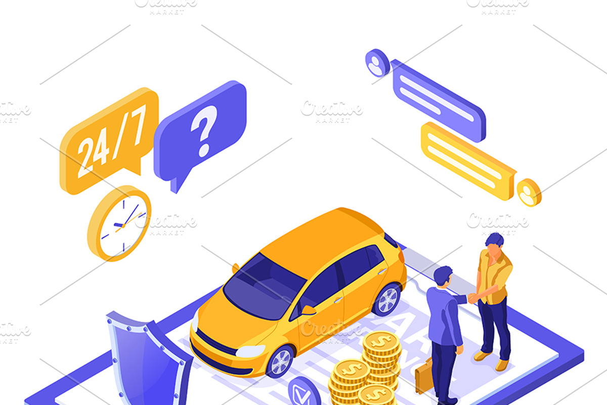 Car Insurance Services Concepts, a Finance Illustration by TAlex (Photo 3 of 6)