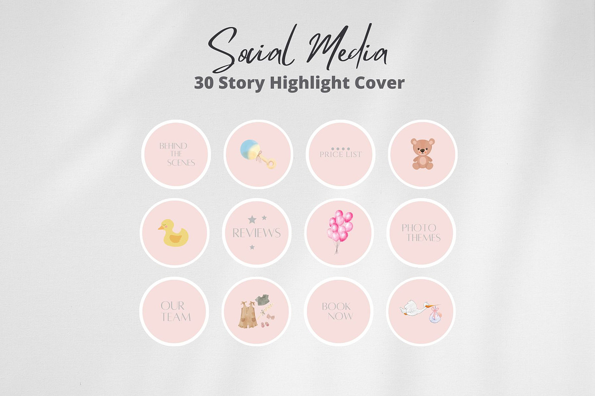Newborn Photographer Instagram, a Social Media Template by CreativeTempHub (Photo 4 of 8)