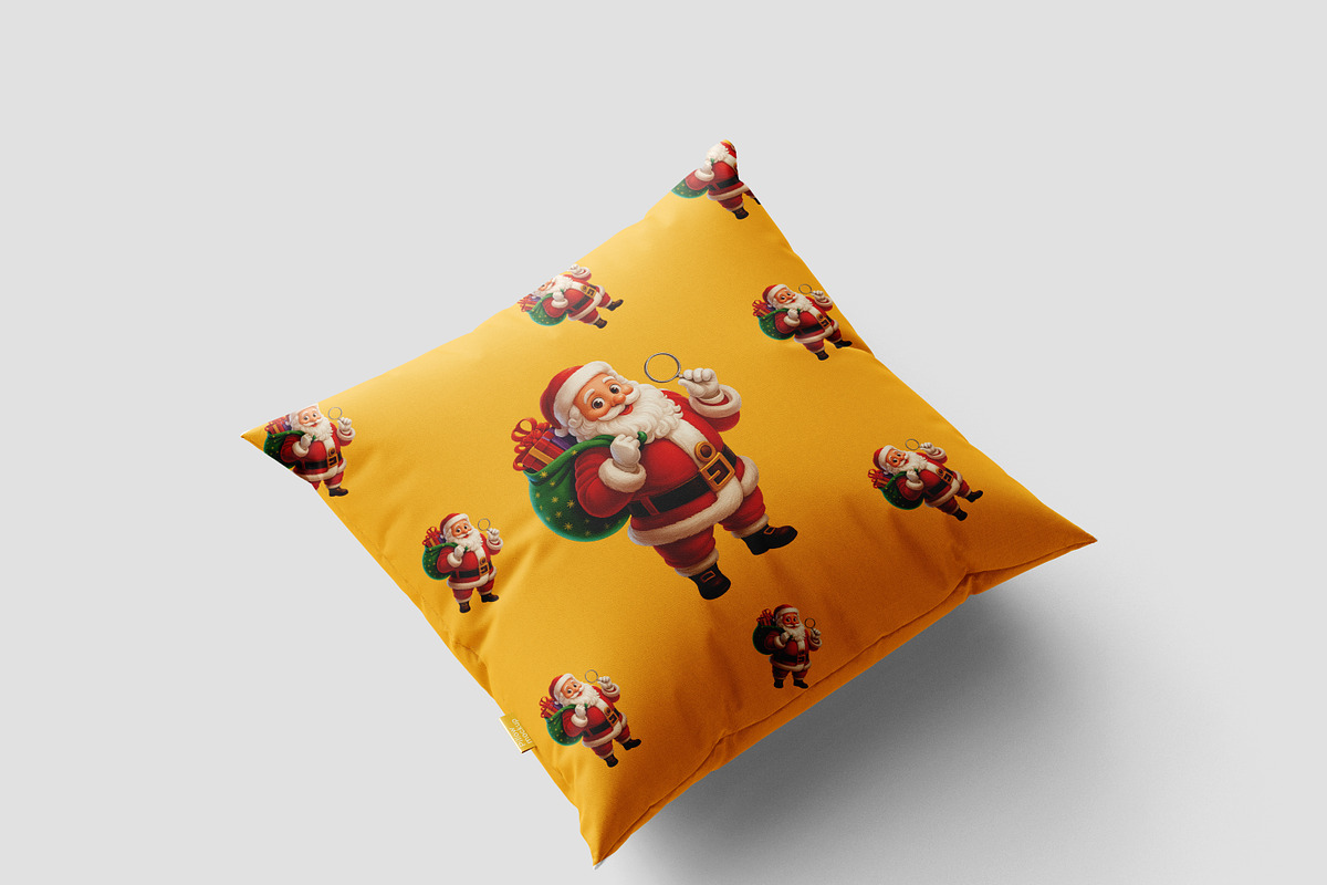 Santa Claus with colorful Christmas, an Illustration by Vector Stall (Photo 3 of 4)