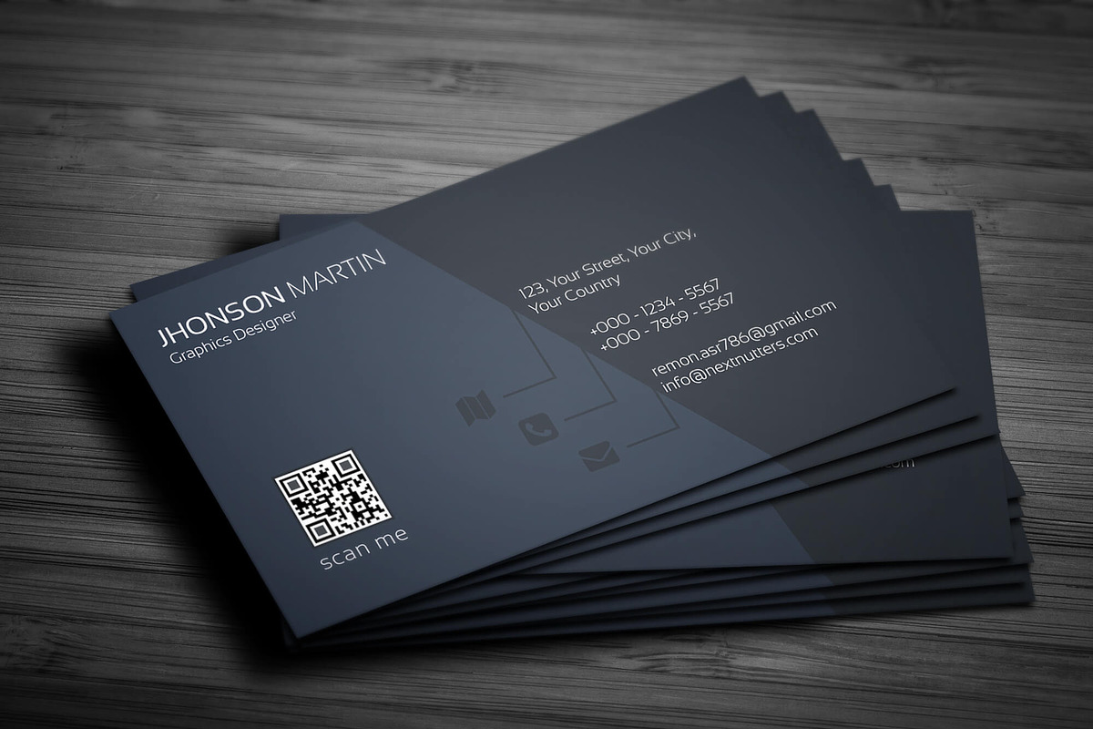 Minimex Business Card, a Business Card Template by Divergent Studio (Photo 2 of 4)