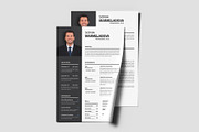 Modern Professional Resume CV Design, a Resume Template by PixelStudio (Thumbnail 3 of 4)