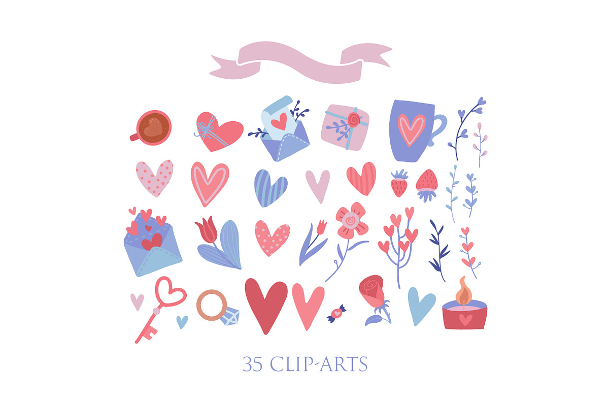 Valentine's hands - clipart bundle, a Person Illustration by Lana Sham (Photo 6 of 10)