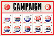 Vintage Campaign Button Templates 00, an Illustration by category4 (Thumbnail 2 of 4)