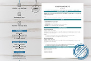 ATS resume template in word, docs, a Resume Template by Design_Xlab (Thumbnail 1 of 10)