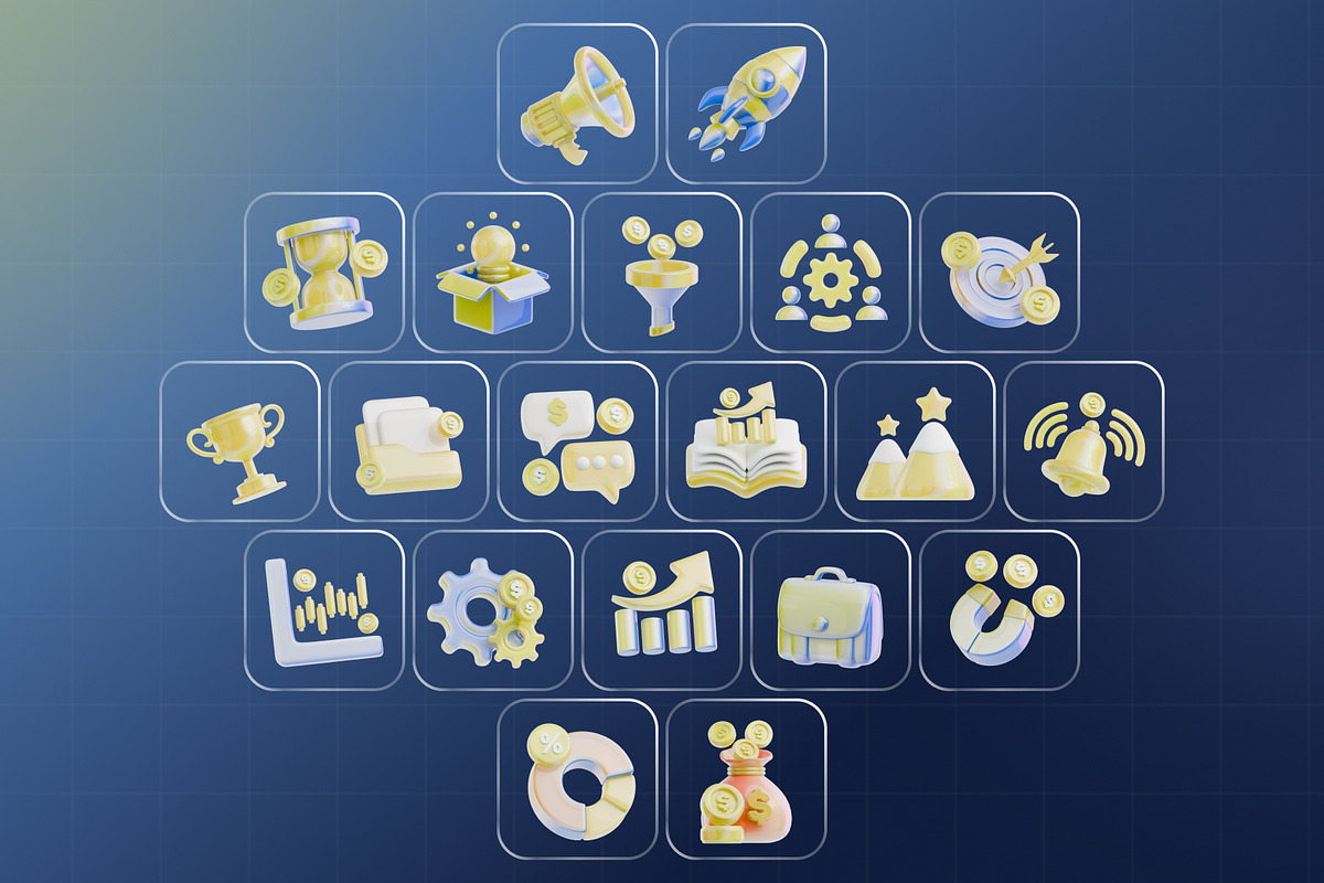 Marketing Business Corporate 3D Pack, an Object 3D Model by Haps Space (Photo 4 of 4)