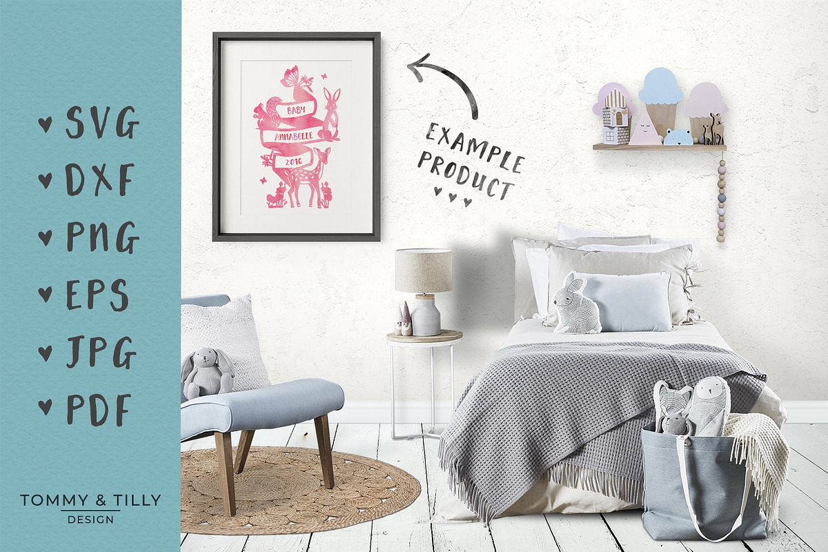 Woodland Animals - Cut File Clipart, an Object Graphic by Tommy & Tilly Design (Photo 5 of 5)