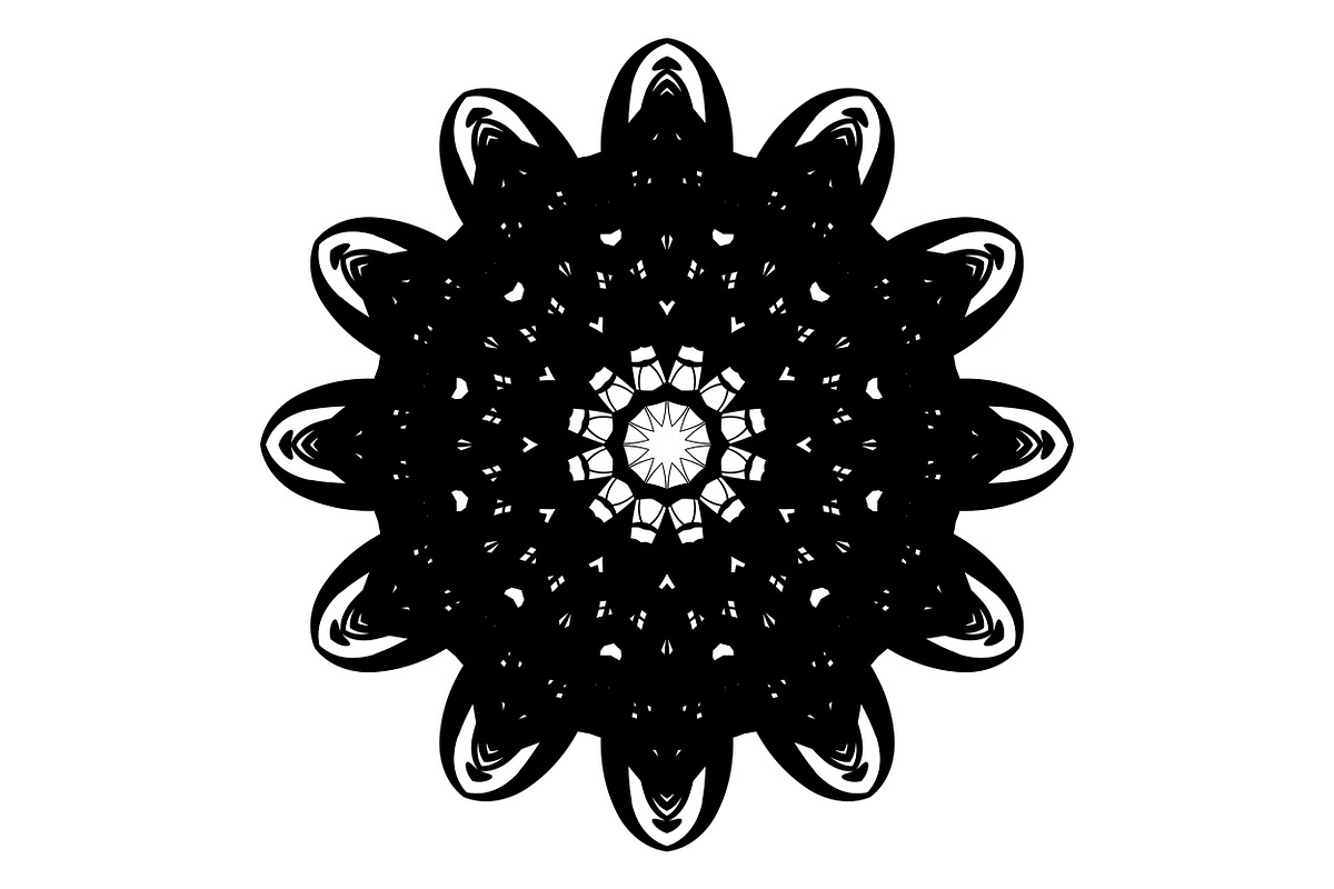 Artistic Mandala Vector Collection, a Decorative Illustration by NJ Himel (Photo 25 of 101)
